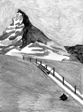 Matterhorn. Illustration: Franziska Kuo